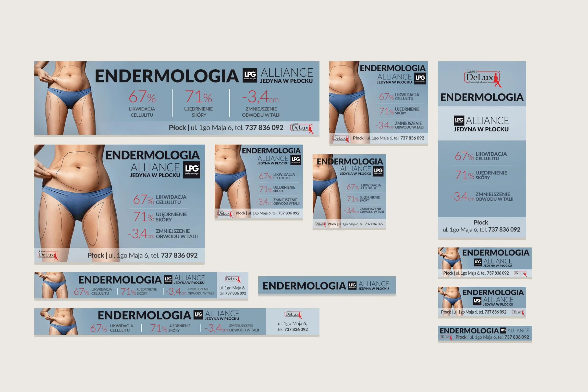 Kampania endermologii LPG®: wybrane formaty.