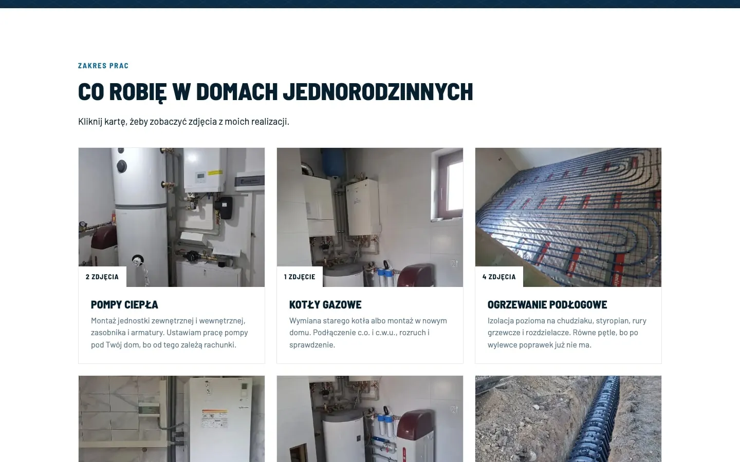 Zakres prac na zdjęciach z realizacji.